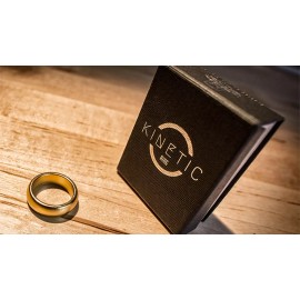 Murphy's Magic Supplies, Inc. Kinetic PK Ring (Gold) Curved size 10 by Jim Trainer - Trick