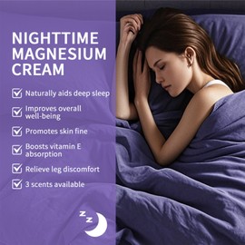 Magnesium Body Butter - Magnesium Cream For Sleep - Magnesium Soothing Sleep Butter - Calm,Relief Lavender & Magnesium Moisturizer for Sleep - Vegan Friendly & Cruelty Free 100g