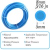 MSAEIQUN Pneumatic Tubing Blue Polyurethane PU Air Hose Pipe Tube