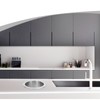 Countertop Trash Can, Drop-in Trash Chute Stainless Steel Round Countertop