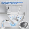 Juego de escobilla y Cepillo Inodoro para Baño,Limpieza Profunda sin