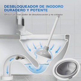 Juego de escobilla y Cepillo Inodoro para Baño,Limpieza Profunda sin Rayone