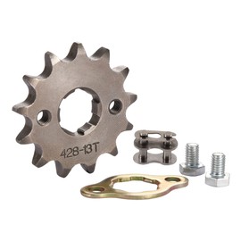 WOOSTAR Motorcycle 428-13T Front Sprocket 20mm Replacement for 50cc 70cc 90cc 110cc 125cc Dirt Pit Bike Mini Bike ATV 4 Wheeler Moped