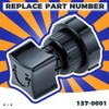 Yetaha Manifold Plastic Air Compressor Regulator Valve Knob, Compatible with