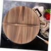 Pot Lid for Kitchen Handcrafted Lightweight Pot Natural Splicing Design