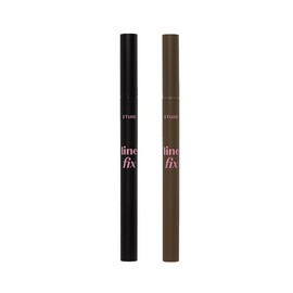 Etude Studio Line Fix Brush Liner / Eyeliner / Eyeliner - No. 1 Black / 에뛰드스튜디오 라인 픽스 브러쉬 라이너 /아이라이너 /아이라인 - 1호 블랙