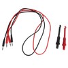 4mm Dual Banana Plug Test Leads with Repair Testing Hooks