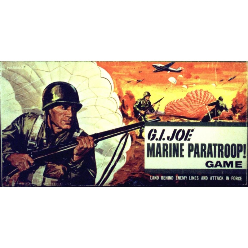 G.I. JOE MARINE PARATROOP! BOARD GAME MAGNET! 3 1/2" X