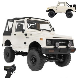 Skymaker WPL C74-1 Suzuki Jimny 1/10 Outdoor Remote Controlled Car 4WD Four Wheel Drive RC Car Rock Crawling Crawler for All Terriens Off-Road Driving