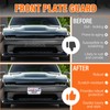 ABS Front License Plate Holder & Frame Bracket- Enhanced Anti-