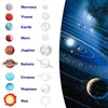 Wooden Solar System Puzzle for Kids, Montessori Toys Movable Planets