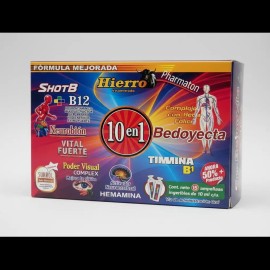 Hierro Vitaminado+concentrado+bedoyecya+neurobion B12 15un