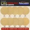ProductionShop Premium 6" Gold Sanding Discs, 100 Disc Variety Pack,