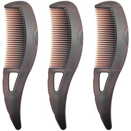 Hollow Tooth Hairbrush and Dandruff Comb Set - 3Pcs Scalp Sweep Detoxing Comb for Dandruff Removal