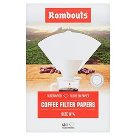 Rombouts Filter Coffee Range (Coffee Filter Papers No.4 3 x 40pk)