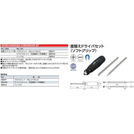 KTC (ke-te-si-) Posed Driver Set (Soft Grip) DB4