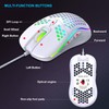 JYCSTE Wired gaming mouse, RGB backlighting and 7200 adjustable DPI,