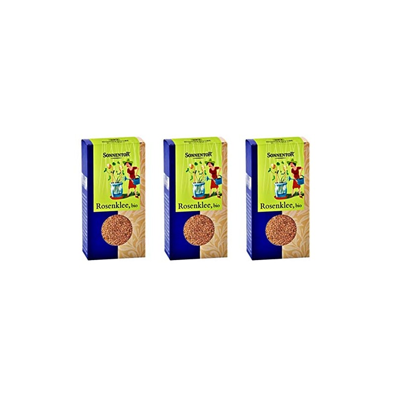Sonnentor Rose Clover Organic Pack of 3 x 120 g