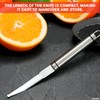 BURIUS Grapefruit Knife Curved Serrated Blade – Stainless Steel Fruit