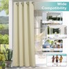 NICETOWN Indoor & Outdoor Curtain for Porch Waterproof, Room Divider