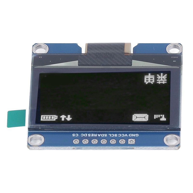 7Pin 1.54in IPS Display Module SPD0301 Drive IC 128X64 SPI