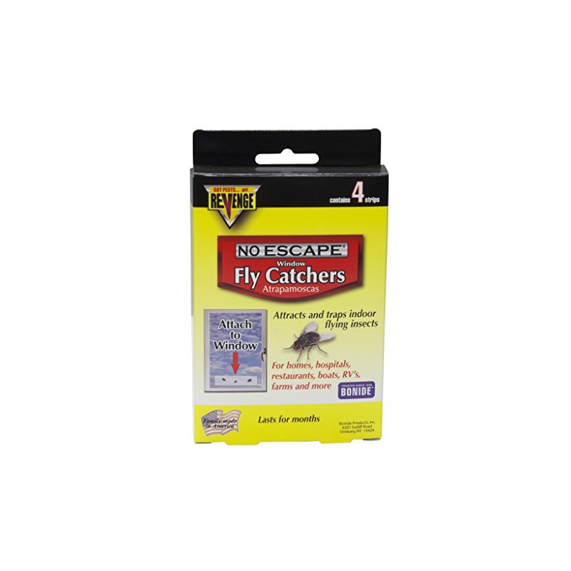 Revenge Window & Screen Fly Catchers 24 Packs/96 Strips