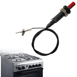 KARELLS Piezo Igniter, Piezo Tinder Gas Grill, Ignition Spark, Piezo Igniter, Spark Ignition Kit, 1 Out 2 Piezo Spark Ignition Set, for Barbecue, Camping, Fireplace, Gas Stove Heater