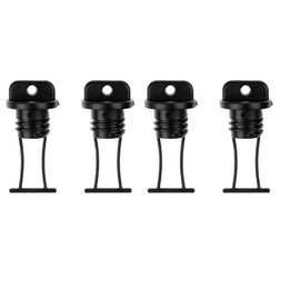SagaSave Universal-Kajak-Ablaufstopfen-Set, 4 Stück Gewindeabflussstopfen Kajak-Scupper Stopfen-Set, Kajakzubehör für Schlauchboot, Kanu, Boot