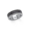 s.Oliver 20150_8 Men's Ring 8 mm Carbon Stainless Steel Size