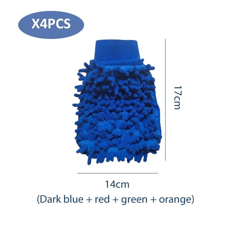 4 pieces coral bearing cleaning, washing tools for car care,