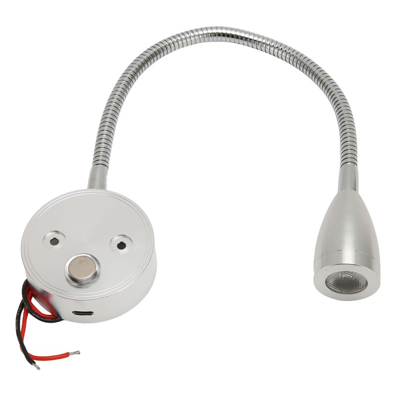 LED Wall Mounted Reading Light Touch Control 3 Color Temperature