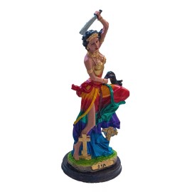 Imagen De Resina Oyá Diosa Mitológica, Viento Y Tormenta