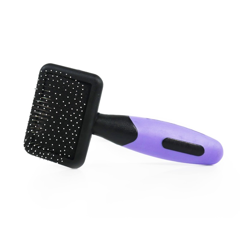 Rosewood OPTIONS SA MINI GENTLE SLICKER,Purple/Black,2.01 x 5.59 x 11.99