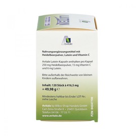 Lutein Capsules 6 mg + Blueberry