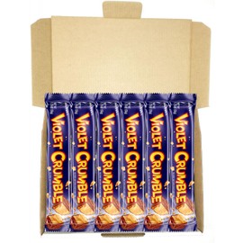 Violet Crumble Milk Chocolate Honeycomb Bars – 6-Pack – 1.76 oz Each – Made in Australia