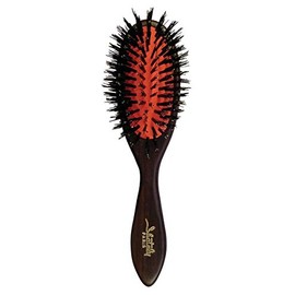 Osaka Brush Cushion Brush Shatree Cushion Boar Hair (Small) Hair Brush Black 1pc (x1)