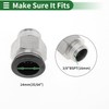 HOPESPANNER Push to Connect Air Fittings 35/64" Male Thread Air