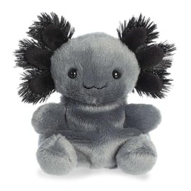 Aurora® Adorable Palm Pals™ Onyx Axolotl™ Stuffed Animal - Pocket-Sized Play - Collectable Fun - Black 5 Inches