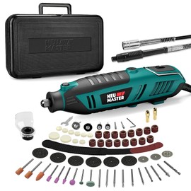 NEU MASTER 180W Rotary Tool Kit, Corded Power Rotary Tools with 160 Accessories and 6 Variable Speed, 10000-35000RPM Electric Drill Set for Handmade Crafting Projects and DIY Creations