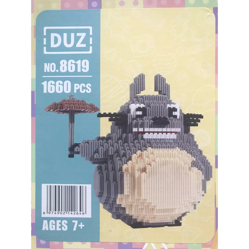 DUZ Cute Totoro Magic Blocks , 1660 Pcs Mini Building