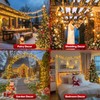 FairyGlim Christmas Lights Outdoor 100LED 33FT, Green Wire Connectable Christmas