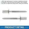 A ABSOPRO Countersunk Head Closed Sealing Rivets 4.8mm Grip Diameter