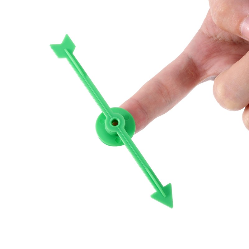 CHENGU 25 Pieces Game Spinner Arrow 4 Inch Plastic Spinners