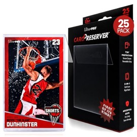 Ultra Pro CardPreserver - Paquete de 25 Fundas Protectoras Transparentes para Tarjetas de colector, sin ácidos, Polipropileno sin PVC, Seguridad de 72