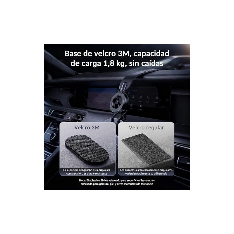 Soporte para Celular Automóvil,Plegable Magnético portacelular para Auto,Soporte para rotación