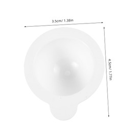 Minkissy Travel Size Toiletries Travel Container Toiletry Reusable Plastic Sample Cups for Facial Mask