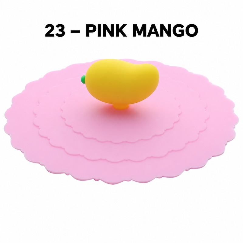 10cm Silicone Cup Cover for Drinks – Heat-Resistant Dustproof Suction