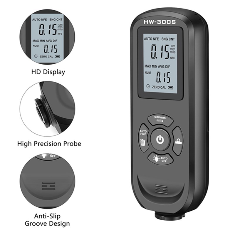 Coating Thickness Gauge High Accurancy Digital Paint Film Thickness Tester