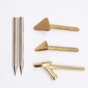 5PCS Plastic Welding Tips,Soldering Iron Gun Tips with a Storage