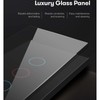 Lsliangmei 2.4GHz WiFi Smart Wall Touch Light Switch (Glass Panel,